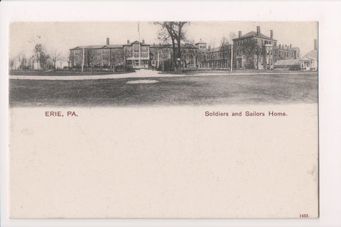 PA, Erie - Soldiers and Sailors Home, 1906 postcard - B06231