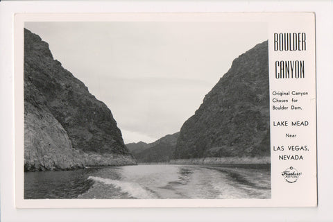 NV, LAS VEGAS - Lake Mead, Boulder Canyon RPPC - B06315