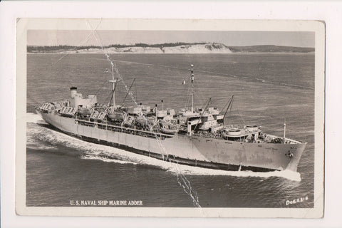 Ship Postcard - MARINE ADDER, USNS (original SOLD) - B06534