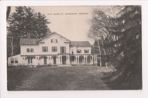 VT, ST JOHNSBURY - Elks Home - vintage postcard - B06560
