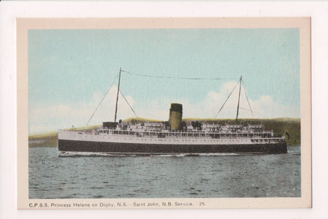 Ship Postcard - PRINCESS HELENE, CPSS at Digby, NS - B06583