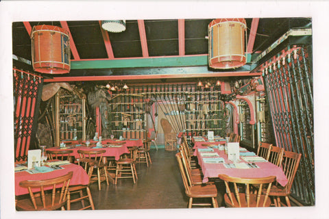 VT, SHELBURNE  - Harbor Hide a Way Restaurant interior - vintage postcard - B0801