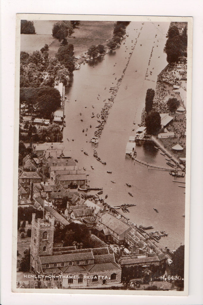 Foreign postcard - HENLEY on THAMES, Oxfordshire, England - RPPC - B08158