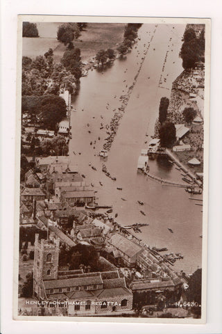 Foreign postcard - Henley on Thames, Oxfordshire, England - RPPC - B08158