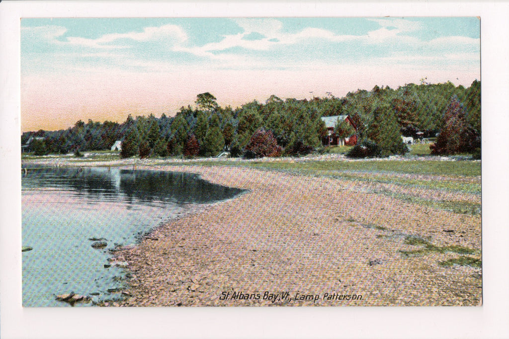 VT, ST ALBANS BAY - Camp Patterson - vintage postcard - B11363