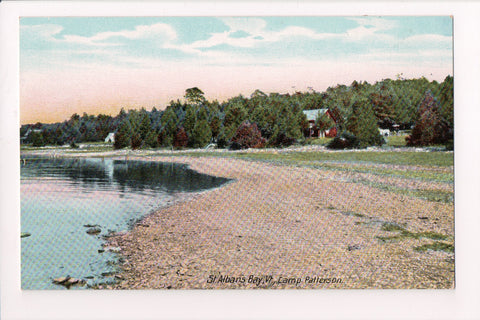 VT, St Albans Bay - Camp Patterson - vintage postcard - B11363