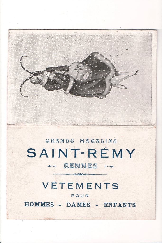 FOREIGN - Saint-Remy, France advertising calendar, trade card - B11385