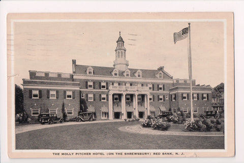 NJ, Red Bank - Molly Pitcher Hotel postcard - B17076
