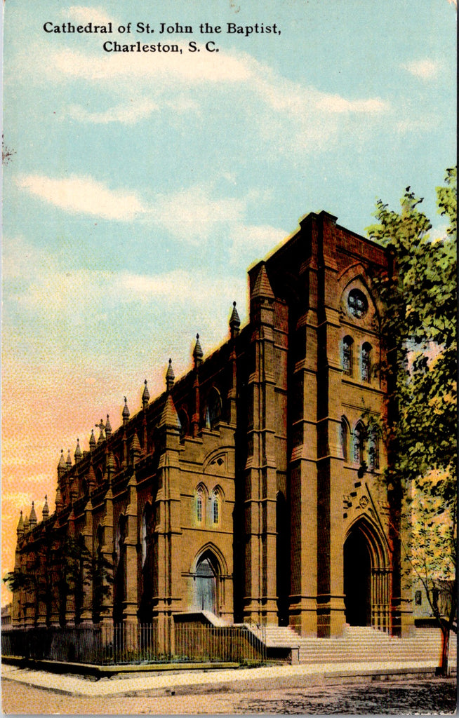 SC, CHARLESTON - St John the Baptist Cathedral - postcard - BP0063