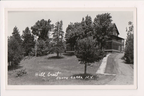 NY, SANTA CLARA - Hill Crest postcard - RPPC - BP0066