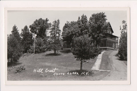 NY, Santa Clara - Hill Crest postcard - RPPC - BP0066
