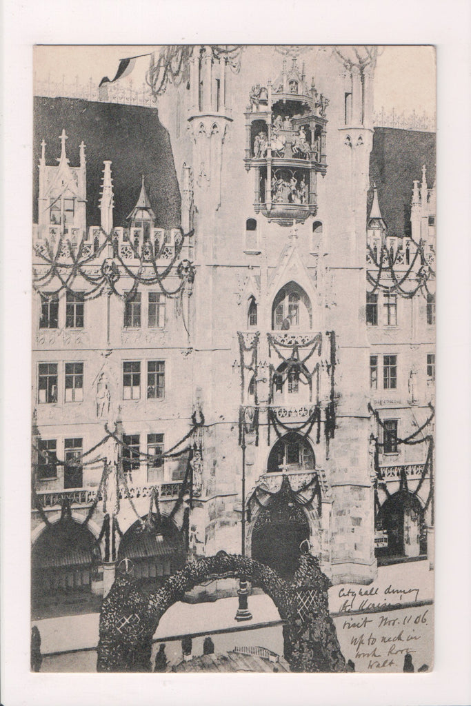 Foreign postcard - Munchen, Germany - Munich - town Hall - BR0008