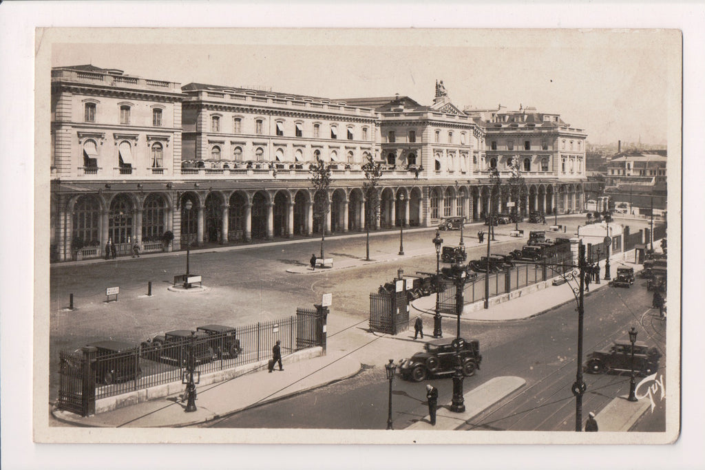 Foreign postcard - PARIS, France - Gare / East Station (RR) - RPPC - BR0016
