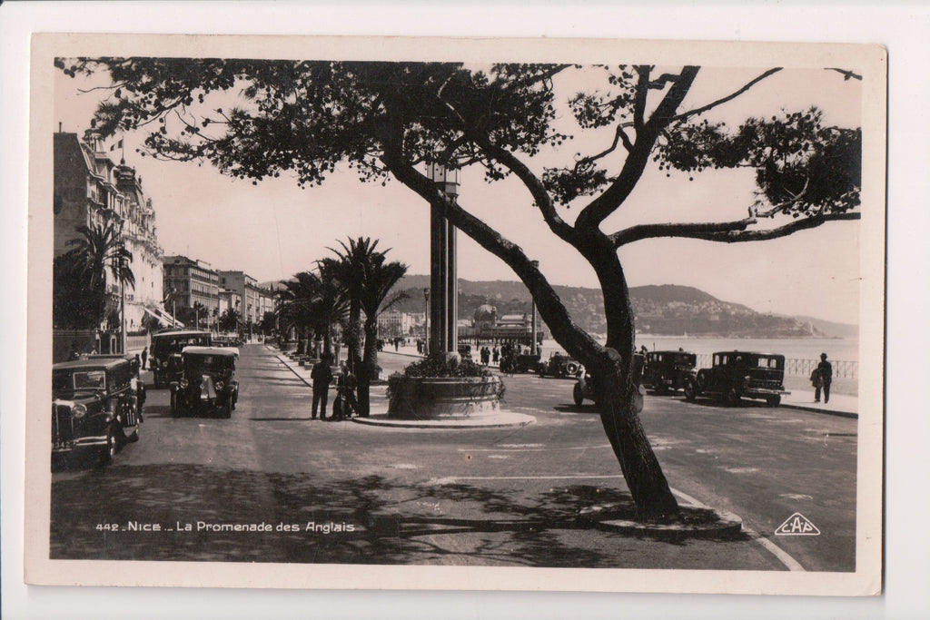 Foreign postcard - NICE, France - Promenade des Anglais RPPC - BR0018
