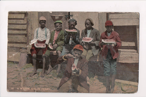 Black Americana - Vintage African American postcard (original SOLD) - D18071