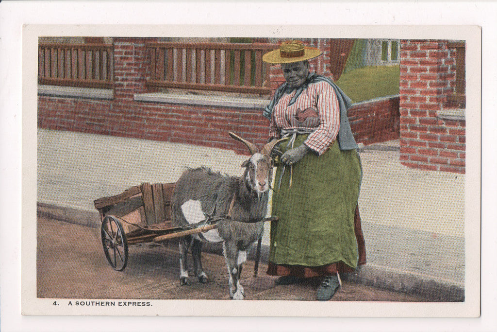 Black Americana - Vintage African American postcard - E10556
