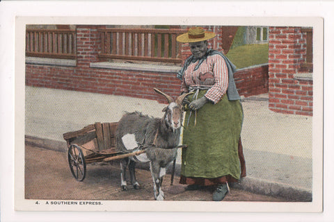 Black Americana - Vintage African American postcard - E10556