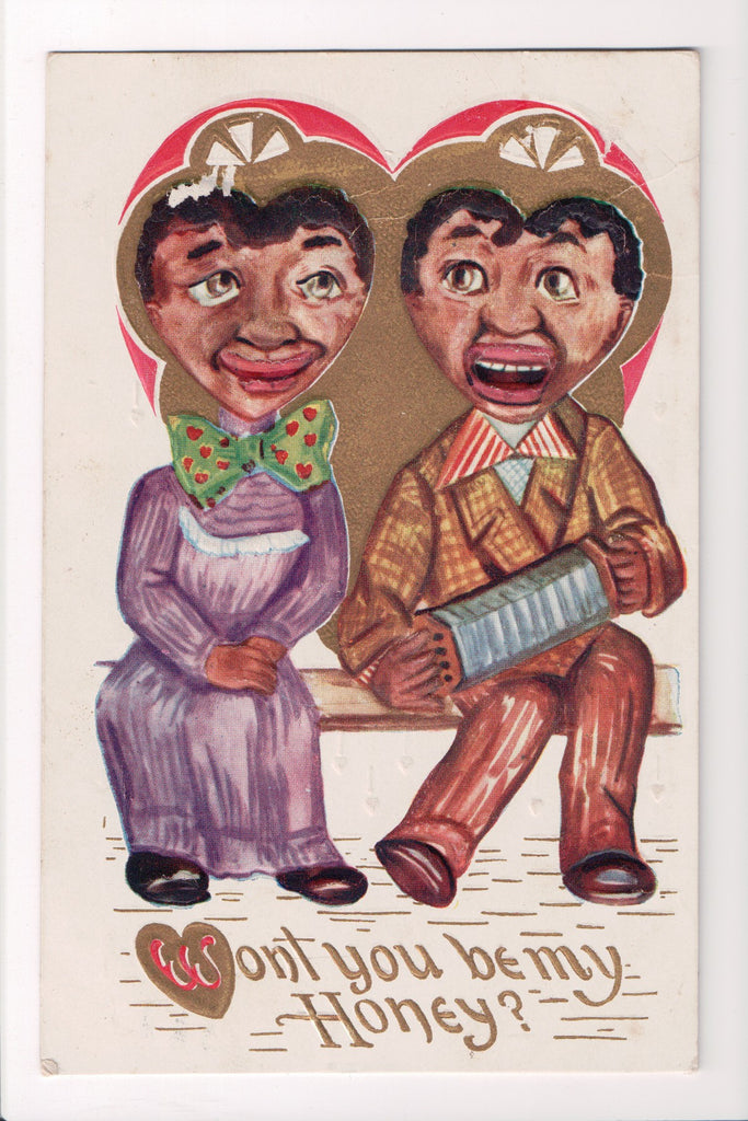Black Americana - Vintage African American postcard (original SOLD) A06877