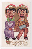 Black Americana - Vintage African American postcard (original SOLD) A06877