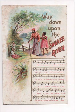 Black Americana - Vintage African American postcard (original SOLD) - B10111