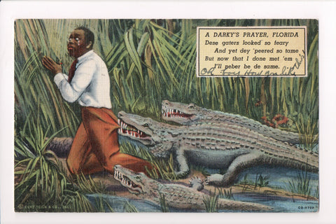 Black Americana - Vintage African American postcard (original SOLD) - C17468