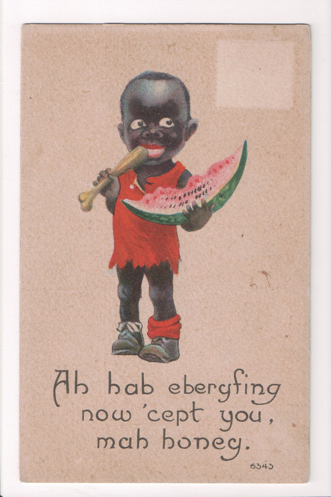 Black Americana - Dark child, watermelon (ONLY Digital Copy Avail) - E09113
