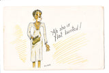 Black Americana - Vintage African American postcard (original SOLD) E10282