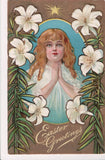 Easter postcard - EASTER GREETINGS - Winsch back - C04258