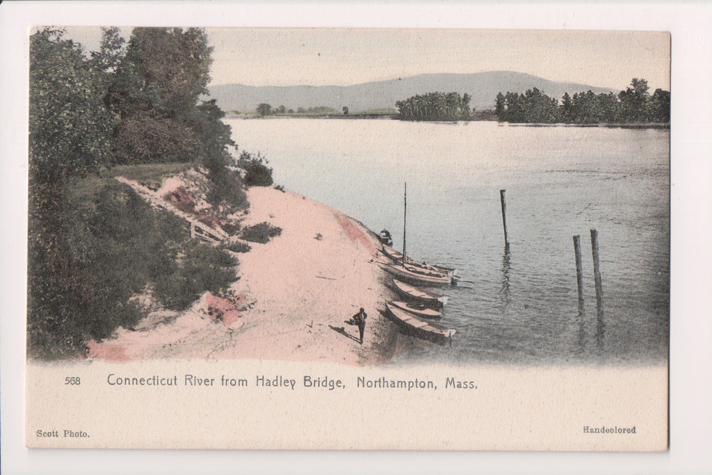 MA, Northampton - CT River from Hadley Bridge - C06367