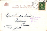 New Year - Die Besten Gluckwunsche - girl in wreath postcard - C06533