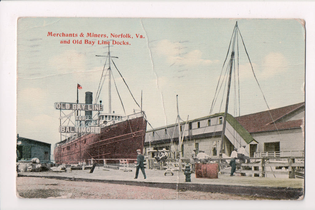 Ship Postcard - ESSEX (original SOLD) C06577