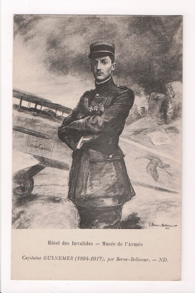 Military Man - Capitaine Guynemer - J Berue-Bellecour card- C06607