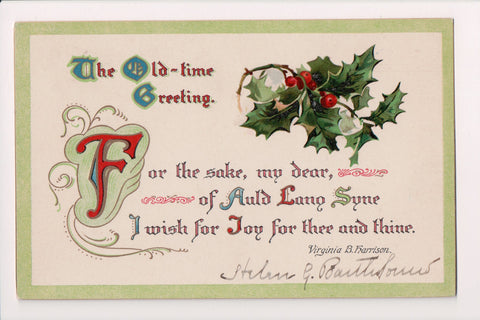 Xmas / New Year postcard - Ernest Nister No 657 - C06622