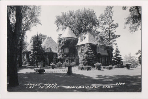 WI, OCONOMOWOC- LAC LA BELLE, KNOLL WARD - RPPC - C08001