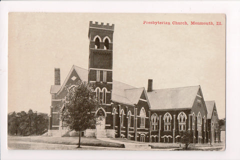 IL, Monmouth - PRESBYTERIAN CHURCH - @1913 vintage postcard - C08111