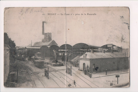 Foreign postcard - BRUAY, France - La Fosse n 1 Prise de la Passerelle - C08291