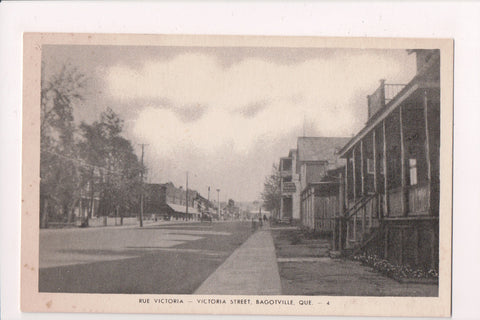 Canada - BAGOTVILLE, QC - Victoria St postcard - C08422