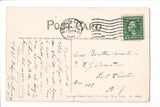 NY, BROOKLYN - Fort Hamilton looking over harbor postcard - C08470