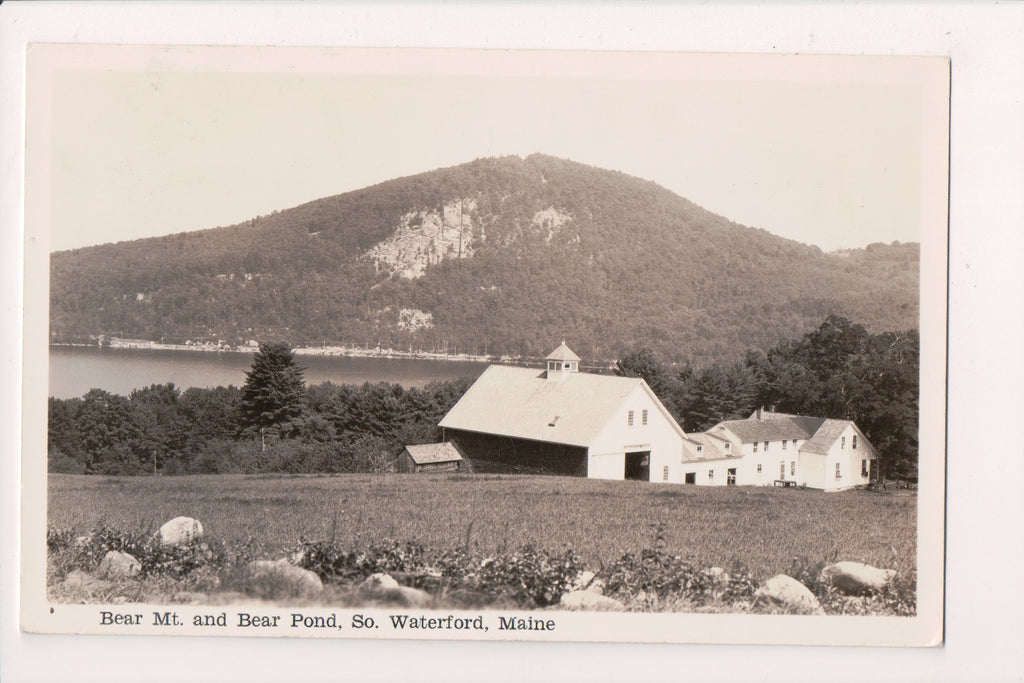 ME, SOUTH WATERFORD - Bear MT, Bear Pond, Farm - RPPC - C08613