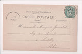 Xmas postcard - Christmas - mom, child, doll etc - French RPPC - C08635