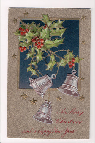 Xmas - Merry Christmas, Happy New Year - Winsch type back - C08678