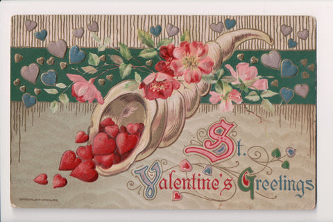 Valentine postcard - St Valentines Greetings - Winsch - C08763