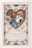 Valentine postcard - Valentine Greetings - Whitney Made - C08764