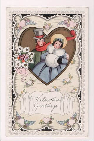 Valentine postcard - Valentine Greetings - Whitney Made - C08764