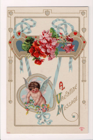 Valentine postcard - A Valentine Message - P Sander - C17029