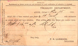 TX, Austin - TREASURY DEPT - F R Lubbock, treasurer - Postal Card - C17132