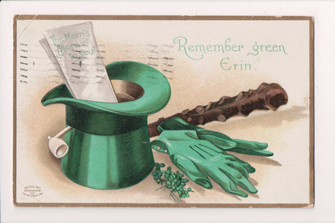 St Patrick - St Patricks Day - Remember Green Erin - C17148
