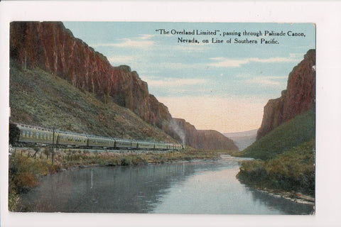 NV, PALISADE CANON - Overland Limited postcard - C17262