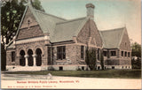 VT, WOODSTOCK - Norman Williams library - postcard made for A B Morgan - C17283