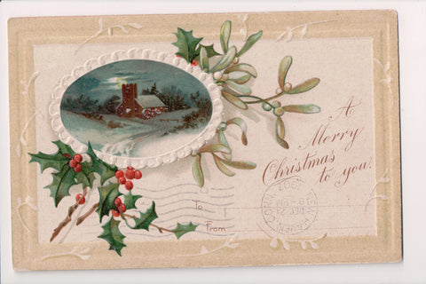 Xmas postcard - Christmas - Clapsaddle? - C17296